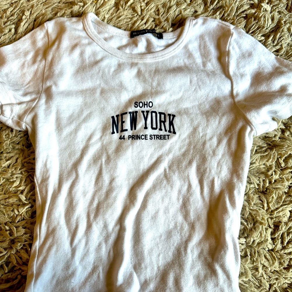 Brandy Melville top. One size. White